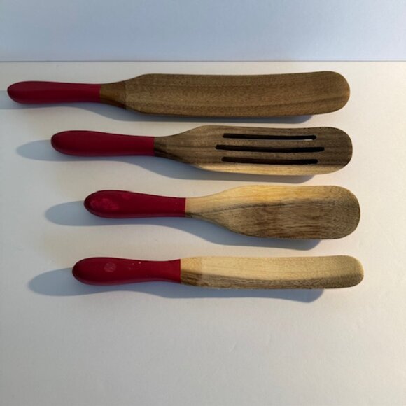 Mad Hungry 4 Piece Acacia Wood Spurtle Set - Picture 8 of 8